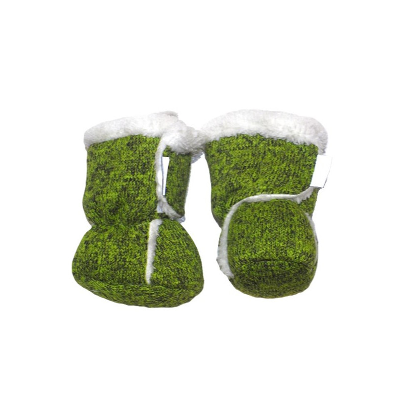 GAJI / Papučky zateplené úplet - zelená
