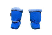 GAJI / Papučky zateplené softshell - modrá