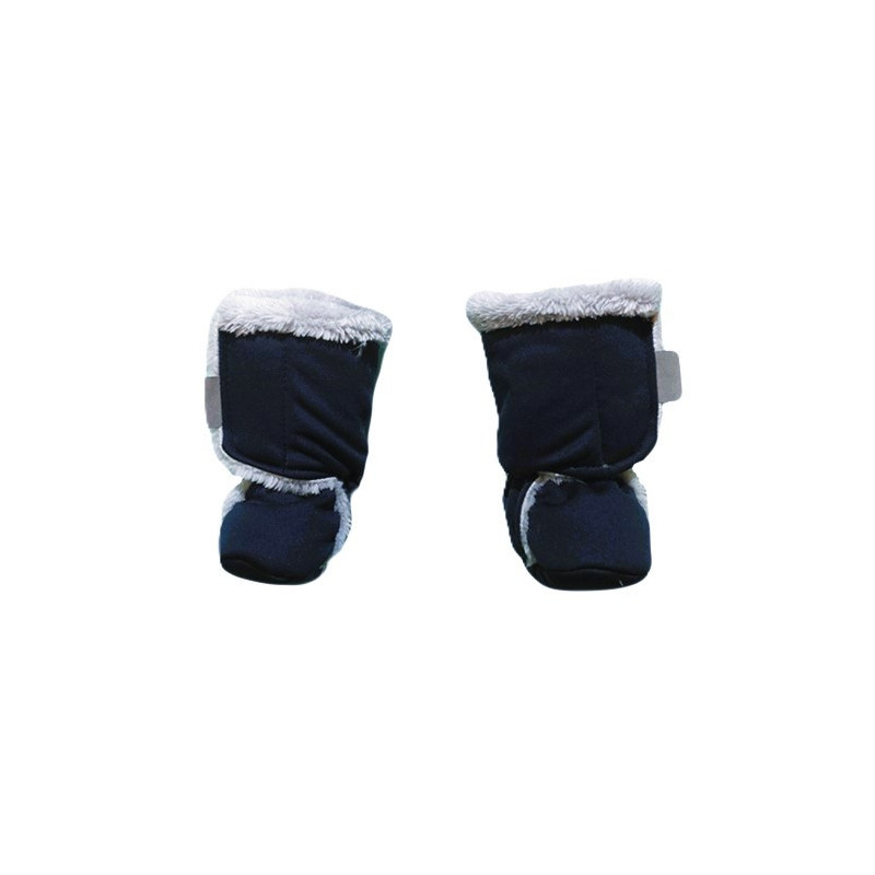 GAJI / Papučky zateplené softshell - tm.modrá