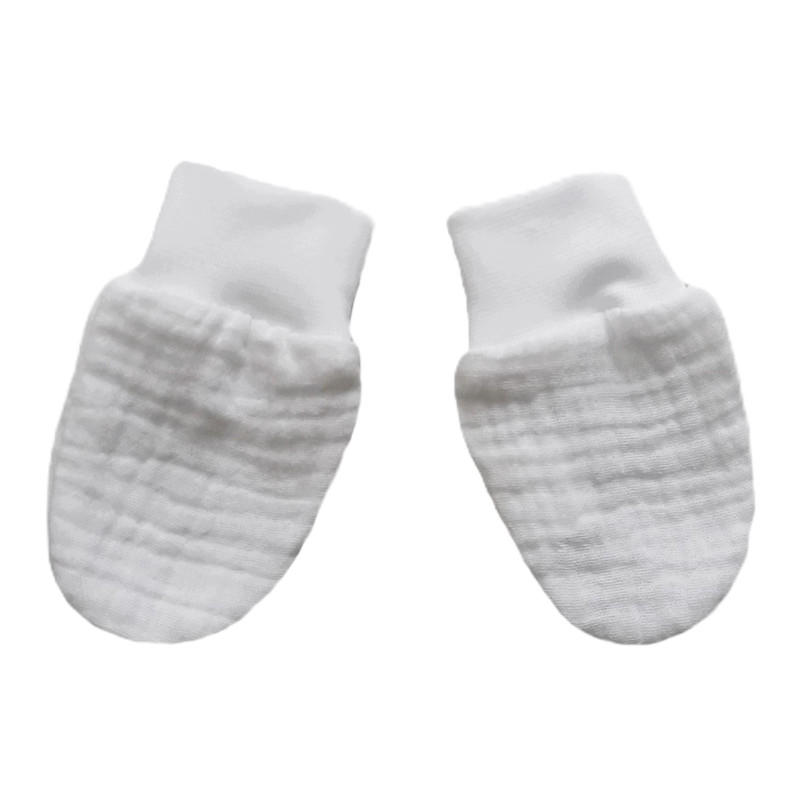 GAJI / Rukavičky mušelín - biela