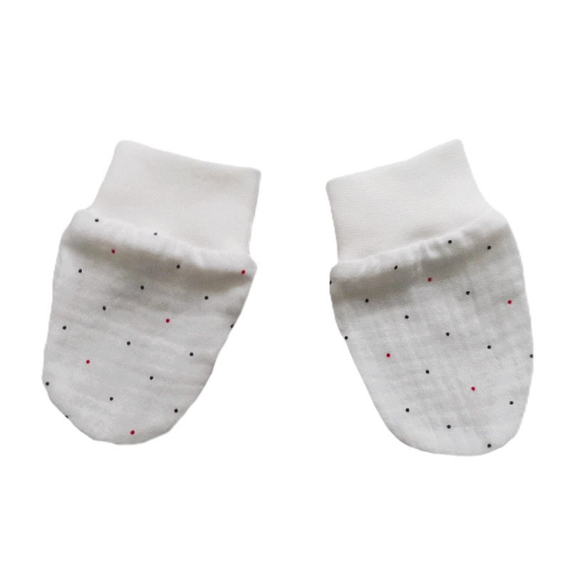 GAJI / Rukavičky mušelín - biela2