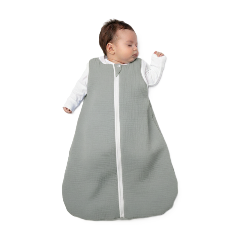 GAJI / Spací vak bez rukávov zateplený - sivá