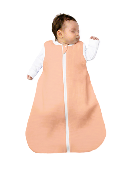 GAJI / Spací vak bez rukávov zateplený - marhuľová