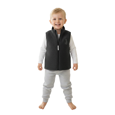 GAJI / Vesta úplet - sivá