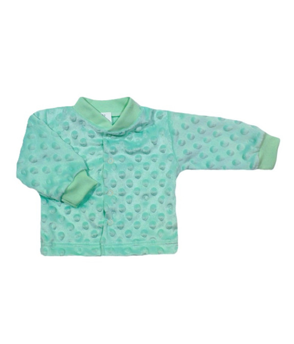 GAJI / Kabátik minky - zelená