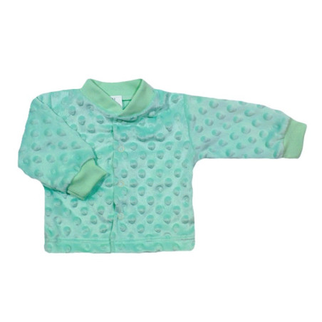 GAJI / Kabátik minky - zelená