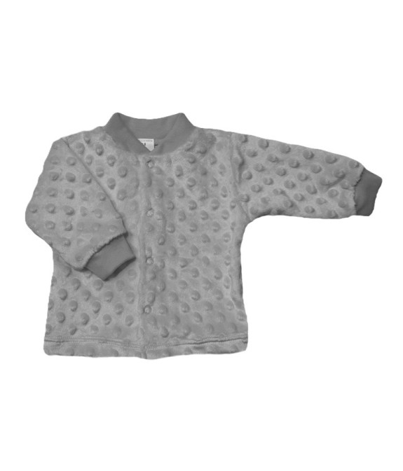 GAJI / Kabátik minky - sivá