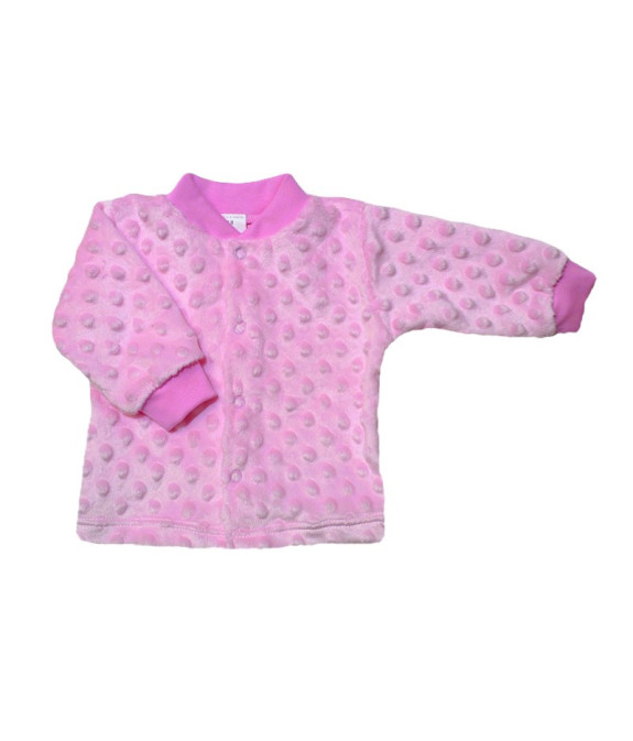 GAJI / Kabátik minky - ružová