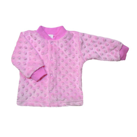 GAJI / Kabátik minky - ružová