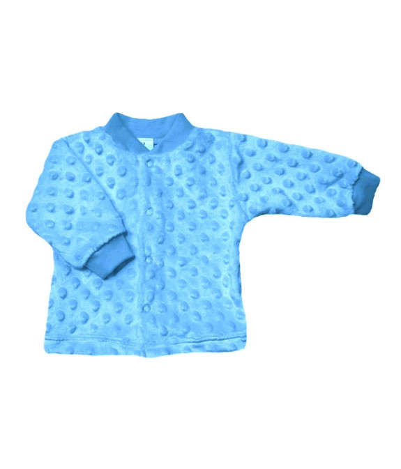 GAJI / Kabátik minky - modrá