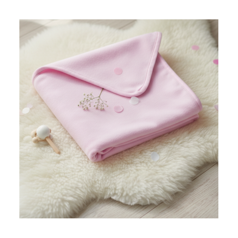 GAJI / Deka flis 75x100cm - ružová