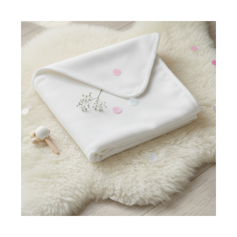 GAJI / Deka flis 75x100cm - biela