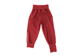 GAJI / Nohavice softshell s flisom - červená