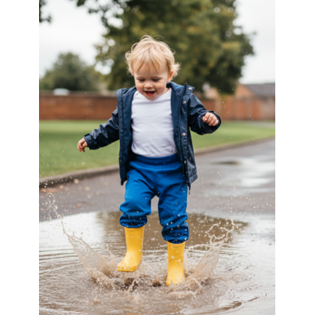 GAJI / Nohavice softshell s flisom - sv.modrá