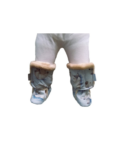 GAJI / Papučky zateplené - vzor2