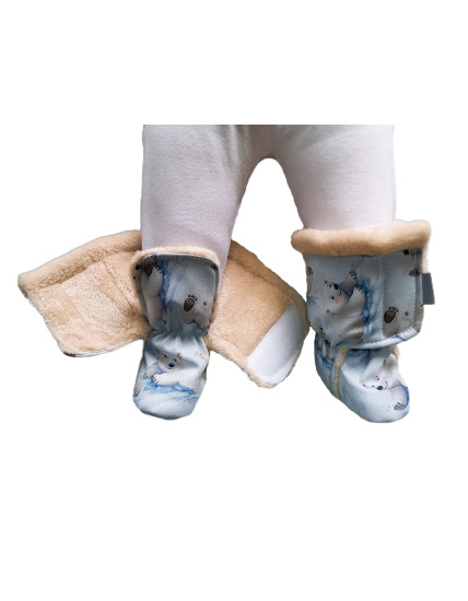 GAJI / Papučky zateplené - vzor2