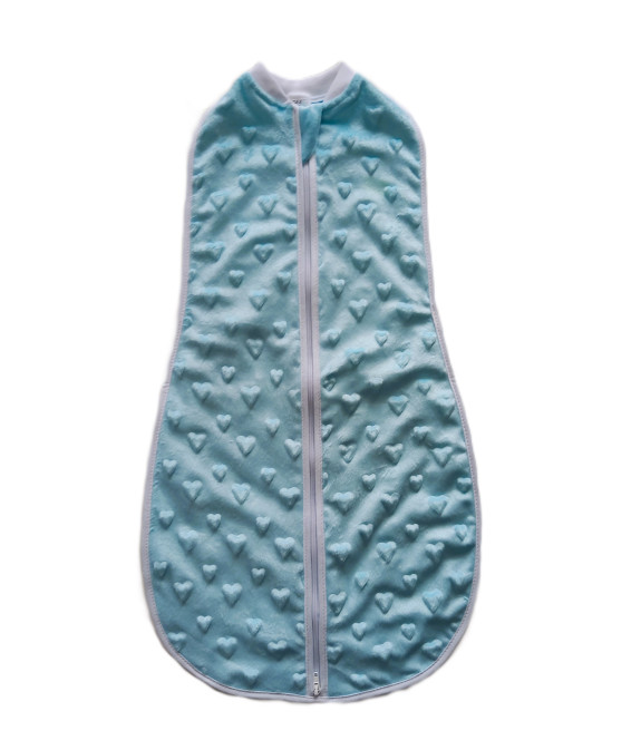 GAJI / Spací vak/ulitka minky - tyrkysová