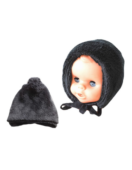 GAJI / Čiapka teplá wellsoft - tm.sivá