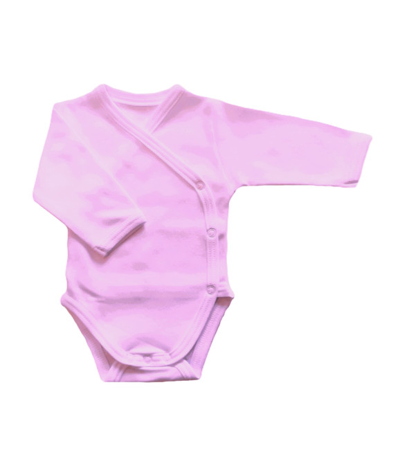 GAJI / Body s dlhým rukávom otvorené  - ružová