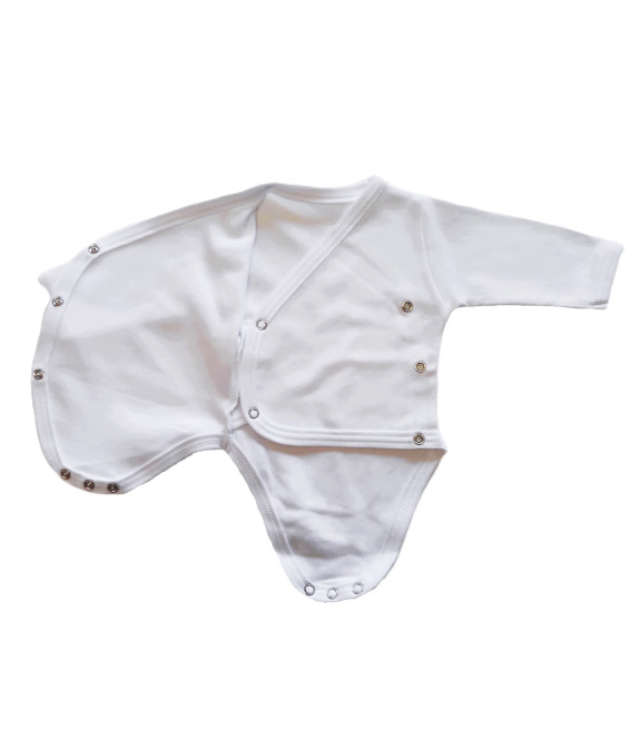 GAJI / Body s dlhým rukávom otvorené - vzor1