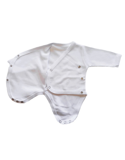 GAJI / Body s dlhým rukávom otvorené - vzor7