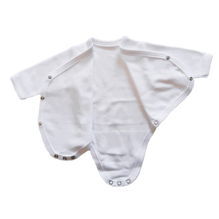 GAJI / Body s dlhým rukávom otvorené - vzor7