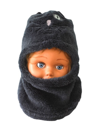 GAJI / Kukla teplá wellsoft - tm.sivá