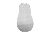 GAJI / Spací vak/ulitka minky - biela srdce