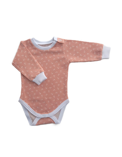 GAJI / Body dlhý rukáv bočné zapínanie - vzor4