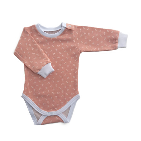 GAJI / Body dlhý rukáv bočné zapínanie - vzor4