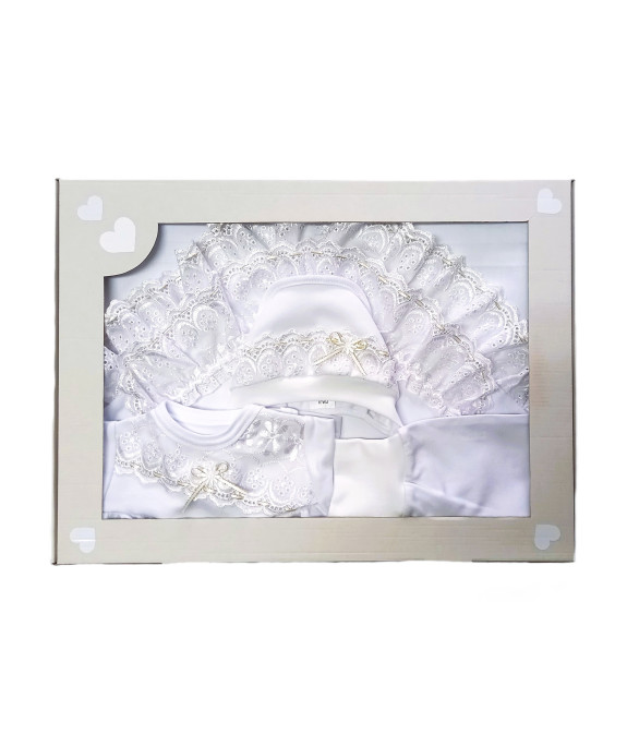 GAJI / Súprava 4-dielna prepletaná dievča - zlatá