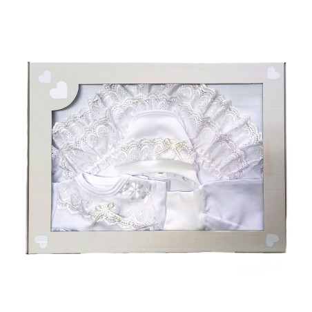 GAJI / Súprava 4-dielna prepletaná dievča - zlatá