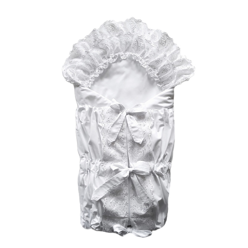 GAJI / Zavinovačka 5cm madeira prepletená 2xfodra - biela2