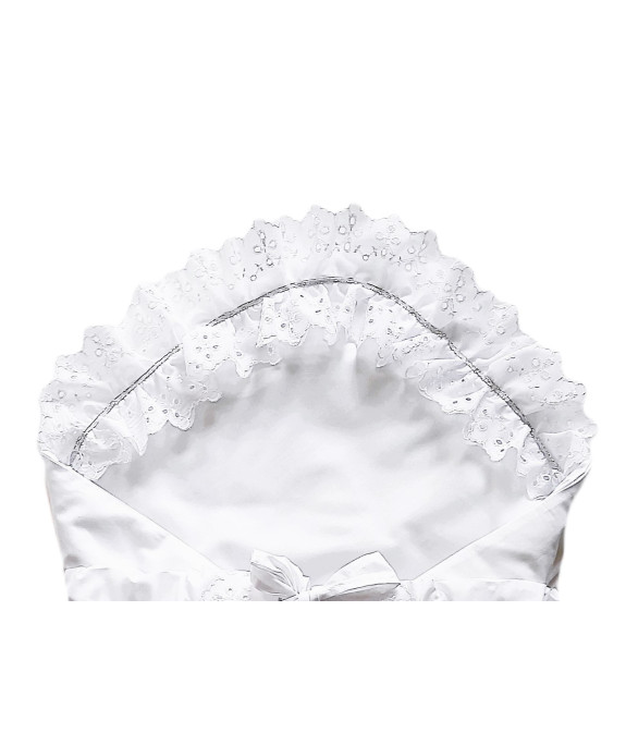 GAJI / Zavinovačka 5cm madeira zdobená 2xfodra - strieborná