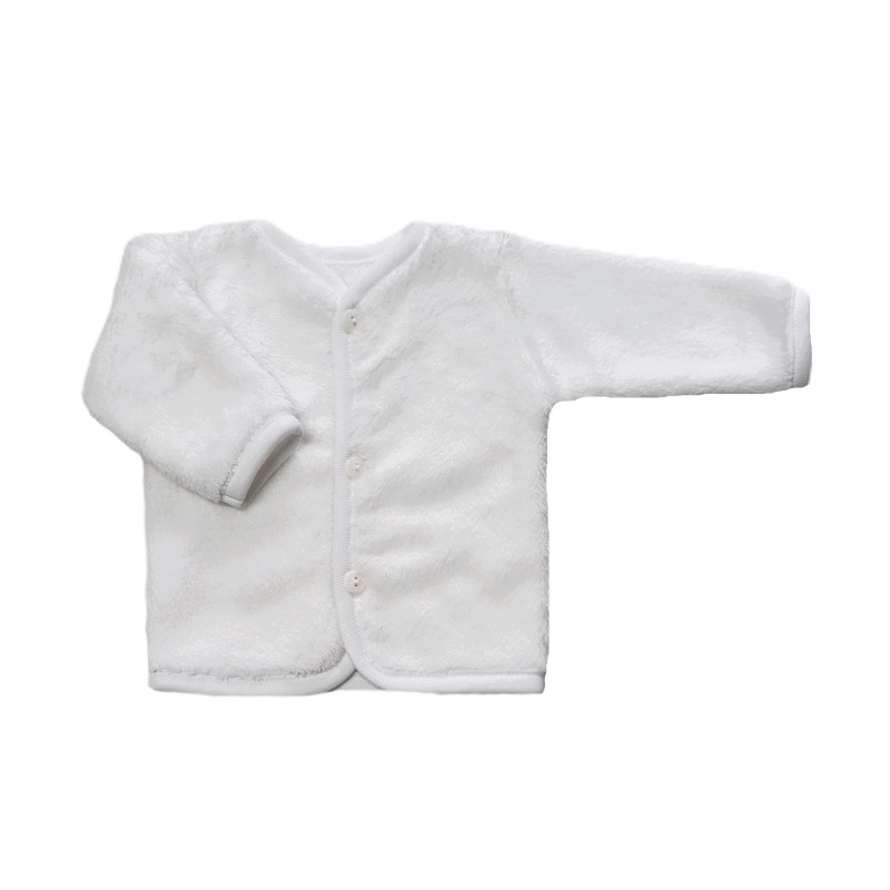 GAJI / Kabátik lemovaný wellsoft - biela