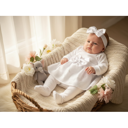 GAJI / 3-dielna súprava na krst - dievčenská