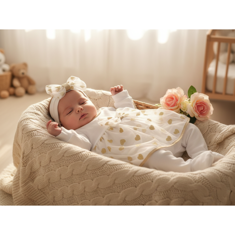 GAJI / Šaty/súprava na krst - vzor4