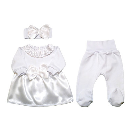 GAJI / 3-dielna súprava na krst - dievčenská