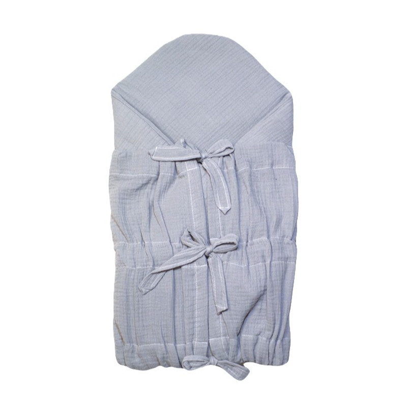 GAJI / Zavinovačka mušelín - sv.sivá