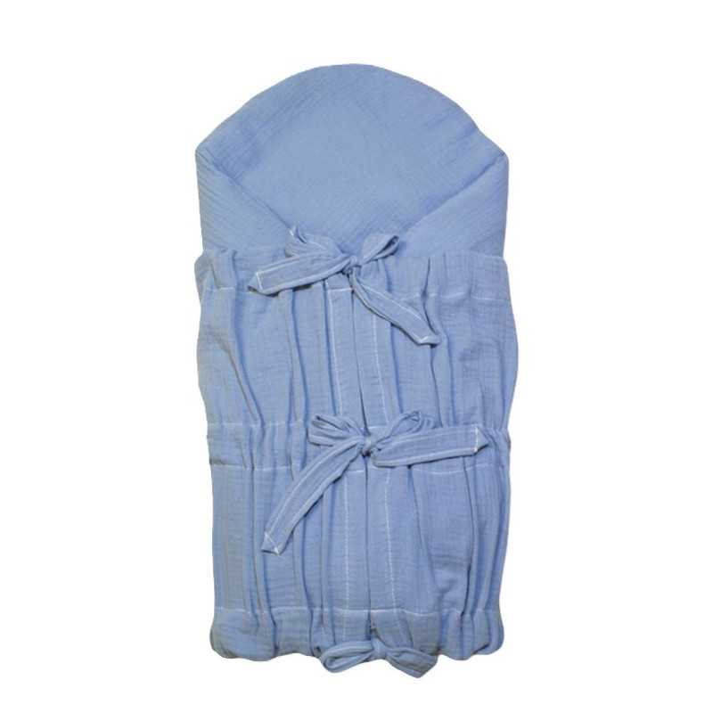 GAJI / Zavinovačka mušelín - modrá