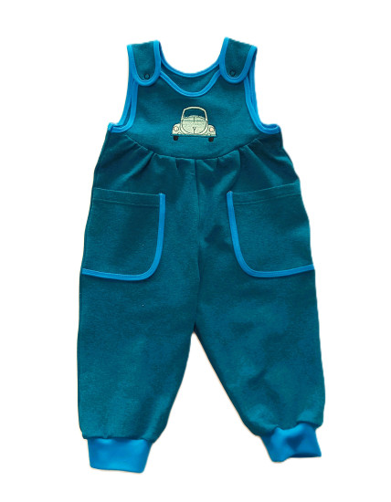 GAJI / Tepláky Zahradník - tyrkysový melír