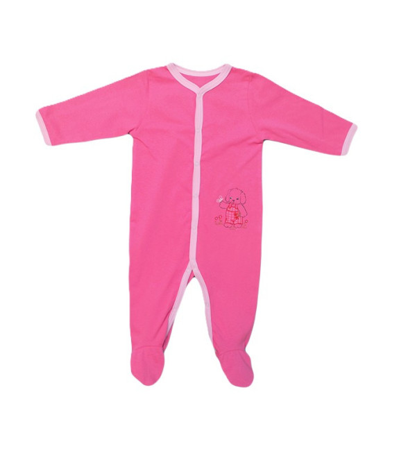 GAJI / Pyžamo overal s nôžkou - ružová