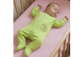 GAJI / Pyžamo overal s nôžkou - pistáciová
