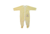 GAJI / Pyžamo overal s nôžkou - žltá