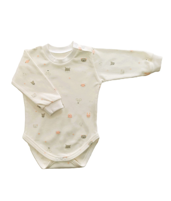 GAJI / Body dlhý rukáv bočné zapínanie obojlíc - vzor8