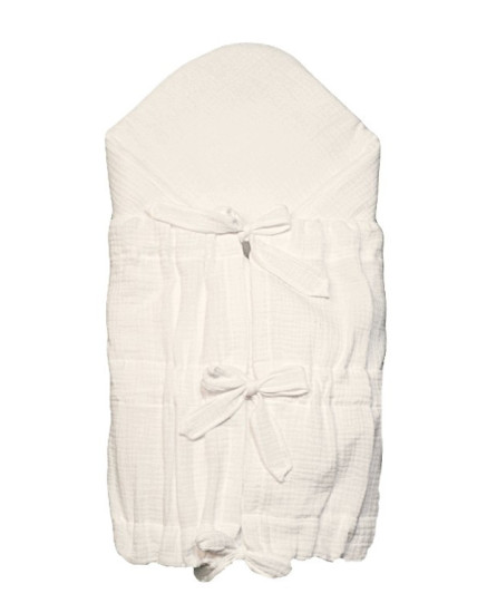 GAJI / Zavinovačka mušelín - biela