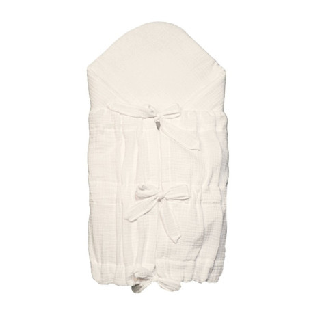 GAJI / Zavinovačka mušelín - biela