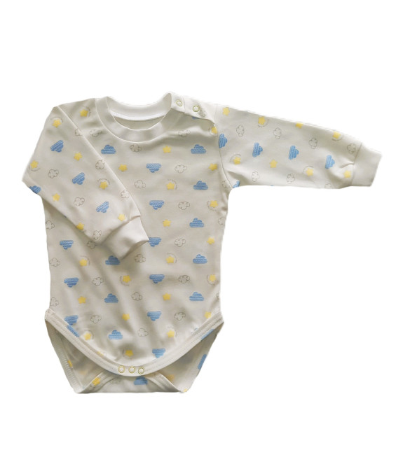 GAJI / Body dlhý rukáv bočné zapínanie obojlíc - vzor7