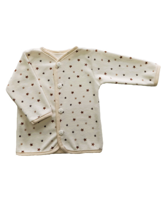 GAJI / Kabátik lemovaný zamat - hviezda