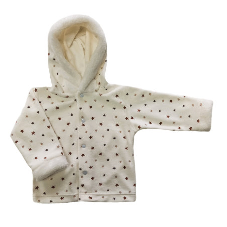 GAJI / Bunda s kapucňou zamat - hviezda